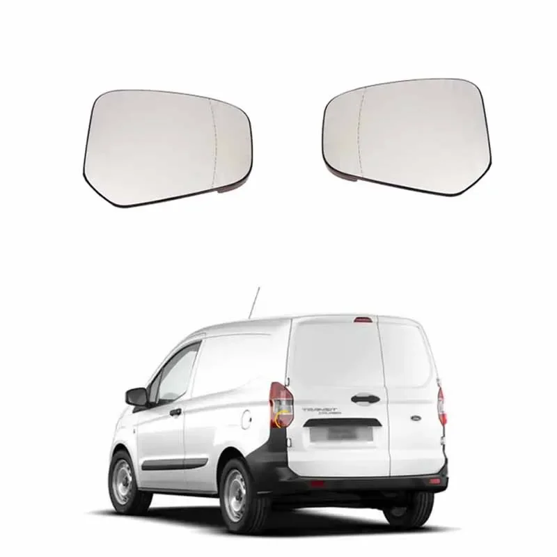 Heated Rearview Mirror Lens for Ford Transit Courier 2014 2015 2016 2017 2018 2019 2020 2021 2022 Kombi Reversing Camera Lens