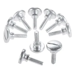 10Pcs Metal Lockstitch Sewing Machine Big Head Screws Pull Cylinder Screw Sewing Machine Part