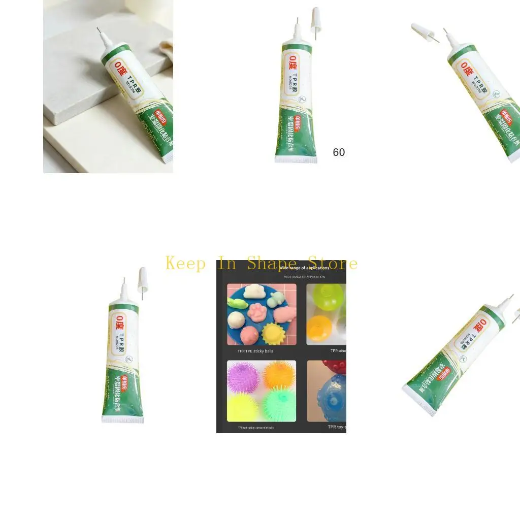 U1JC Epoxy Toy Repair Adhesive Tube for Small Item Repair Work Use
