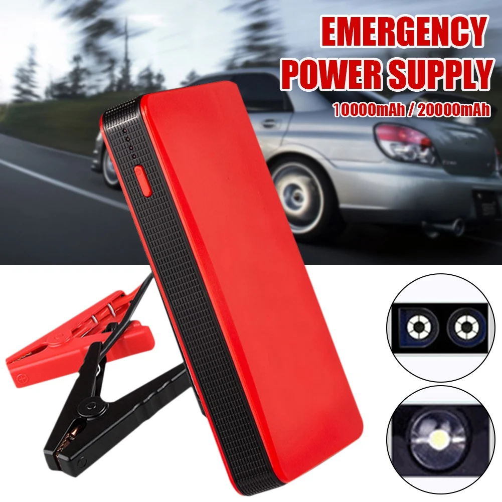 Arrancador de batería de coche de 20000MAh, 12V, 400A, Banco de energía, dispositivo de arranque de refuerzo de emergencia automático con