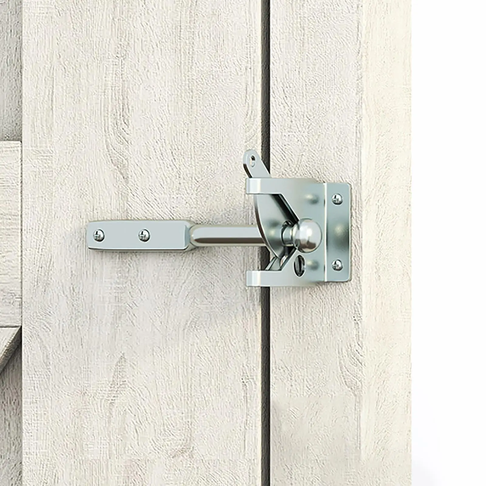 Gate Latch Simple Install Door Latch Self Locking Fence Lock for Outdoor Wooden