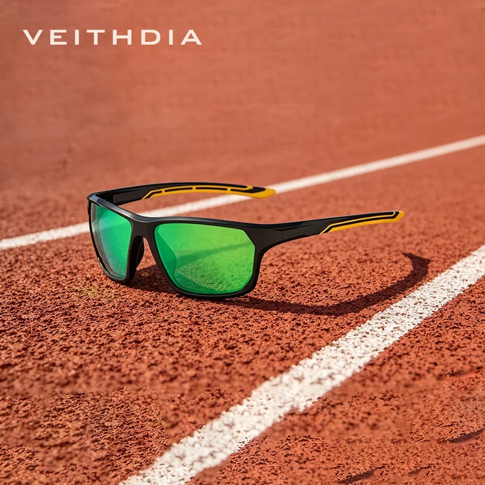 VEITHDIA Polarized Sports Sunglasses Durable TR90 Frame for Running Cycling Golf Driving - Essential Eyewear VKA05FA10