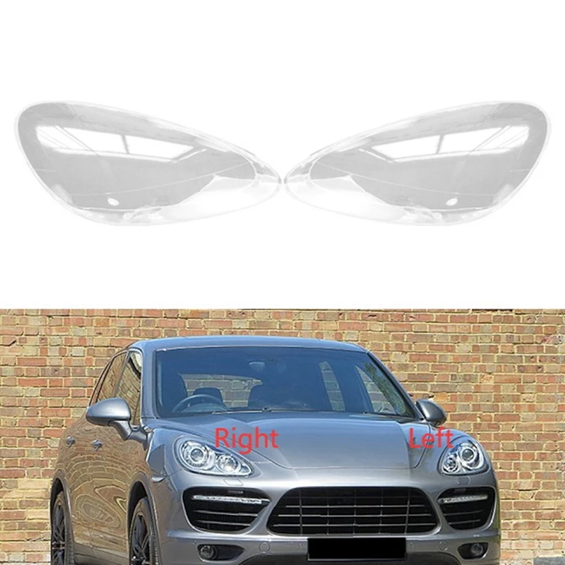 

For-Porsche Cayenne 2010 2011 2012 2013 2014 Headlight Shell Lamp Shade Transparent Lens Cover Headlight Cover