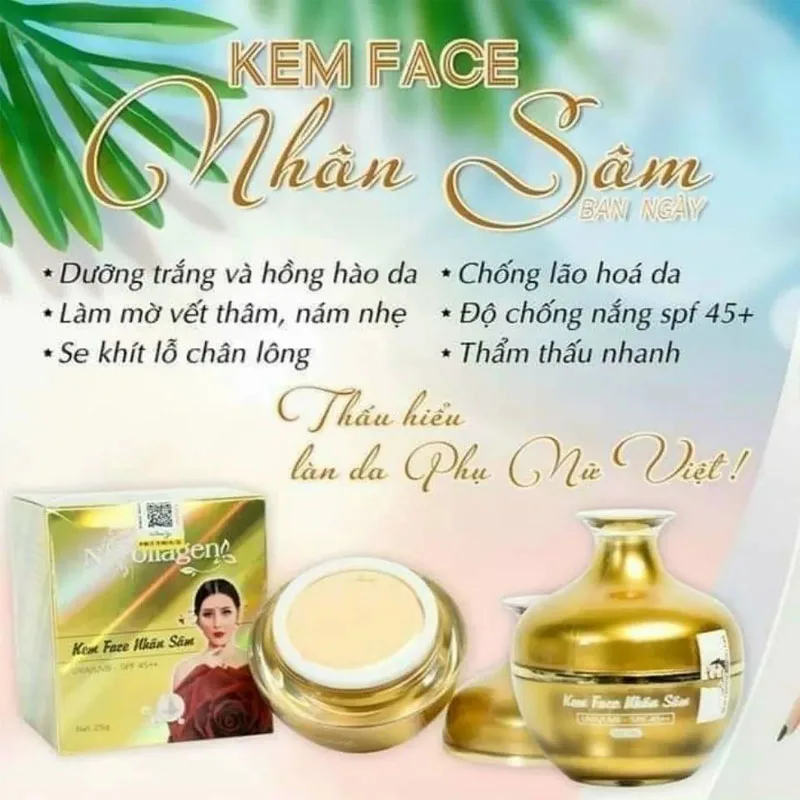 Combo Kem Sâm Serum Cao CấP N Collagen Trang Da Tri Mun Nam 3mom, Remove Dark Skin Acne White, Kem Sam Serum Sua Rua Mat