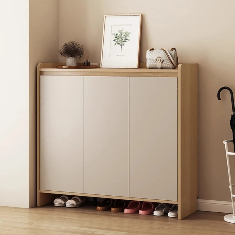

Bedroom Wooden Shoe Cabinet Entrance Stretcher Accessories Shipping Shoe Cabinet Plastic Zapatero Madera Interior Furniture
