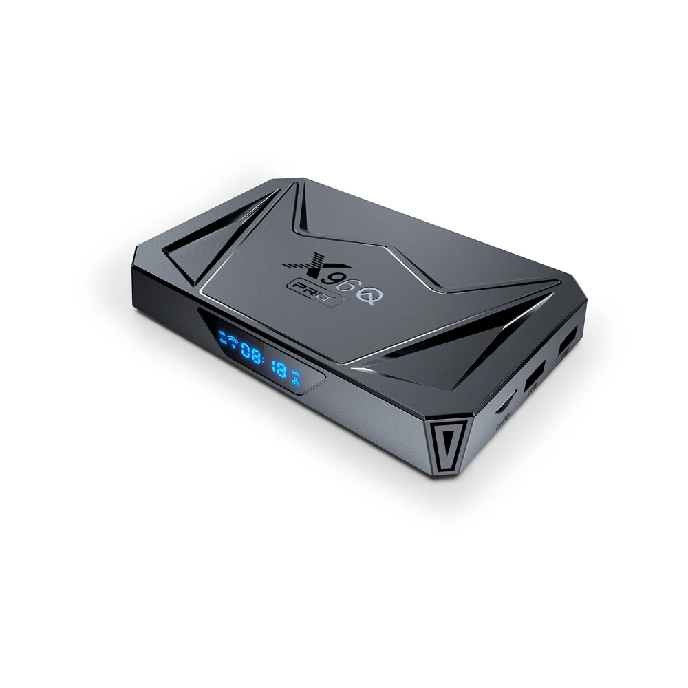 X96Q PRO + Android 14 TV BOX 4GB 64GB Allwinner H728 ثماني النواة 8K جيجابت إيثرنت واي فاي 6 BT HD مشغل الوسائط الذكية فك التشفير