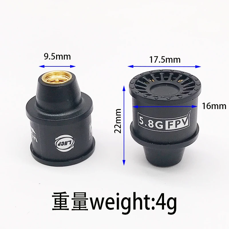 Super Mini Stubby 5.8G FPV Lollipop Antenna LHCP 5dBi High Gain RP SMA/ SMA For RC Quadcopter Drone DJI Googles Receiver