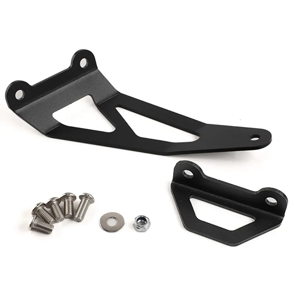 For CFMOTO 450MT MT450 CF MOTO IBEX 450 MT MT 450 Motorcycle Exhaust Hanger Support Bracket Rear Foot Peg Removes Blanking Plate