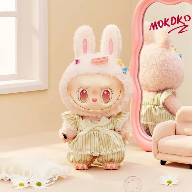 

New Arrival Genuine Pop Mart Labubu Original The Monster Wake Up Mokoko Dolls Action Figure Toys Gift Box Birthday Gift