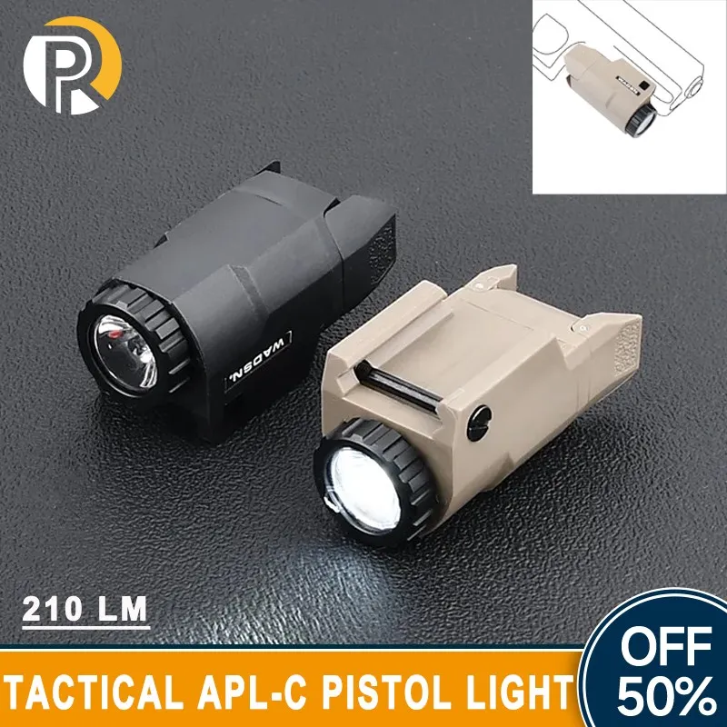 

WADSN APL WML G2 Airsoft Weapon Gun Flashlight Fit 20mm Picatinny Rail For Hunting Lanterna Weapons Tactical Pistol Rifle Light