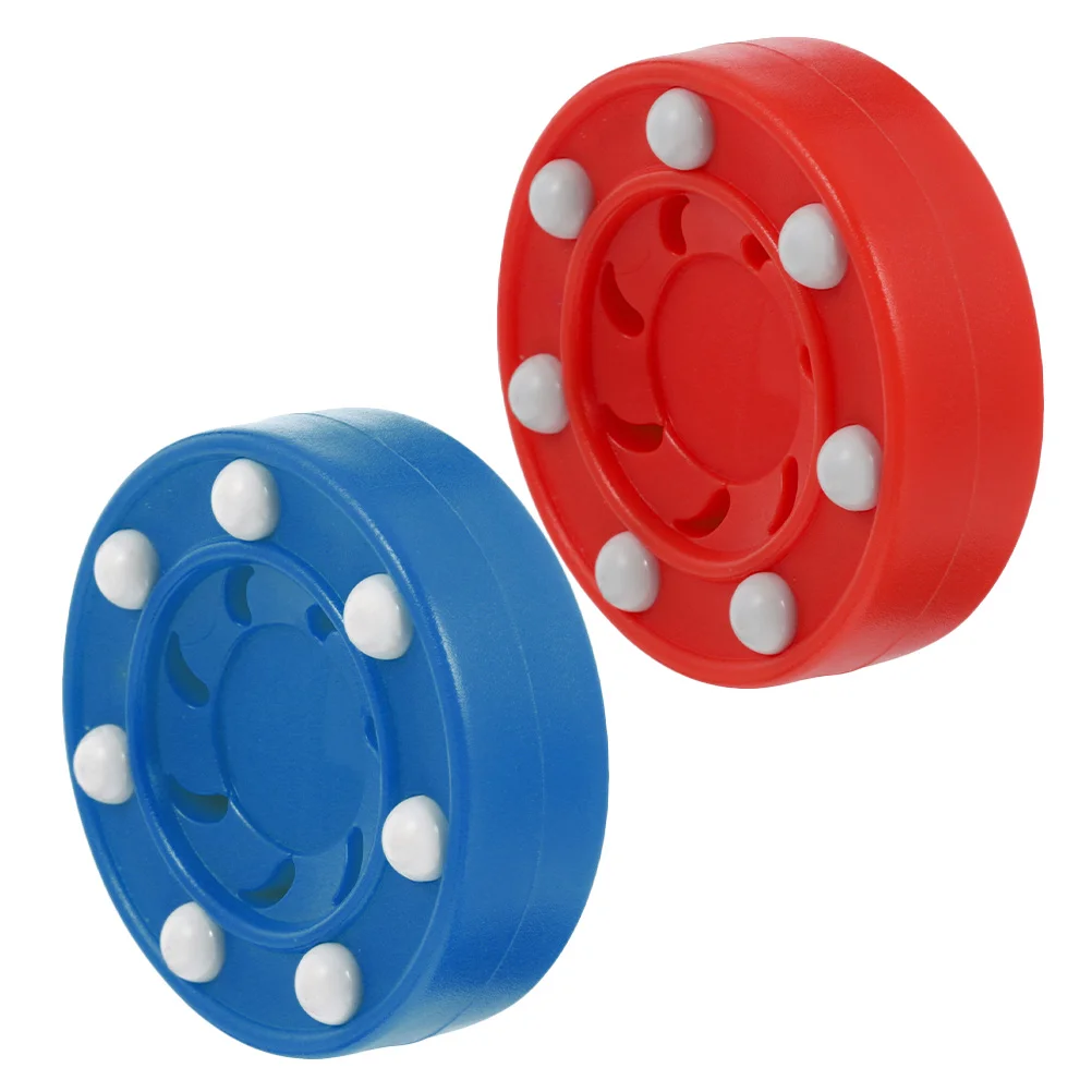 

2pcs Puck Reusable Plastic Ice Training Pucks Indoor Outdoor Sports Durable High Strength Pp Lightweight Practice Puck Gym