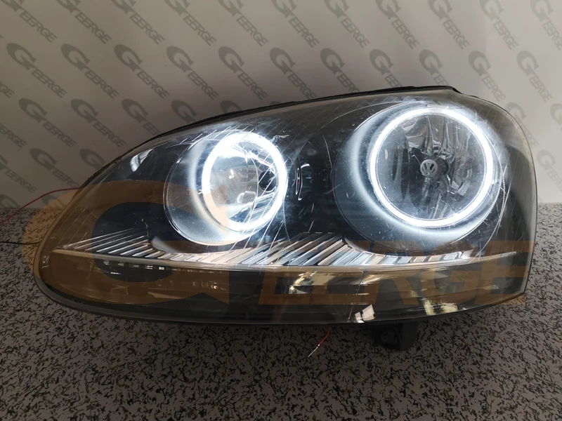 For VOLKSWAGEN VW Golf 5 V Mk5 2004 2005 2006 2007 2008 2009 Ultra Bright CCFL Angel Eyes Halo Rings Kit Car Accessories