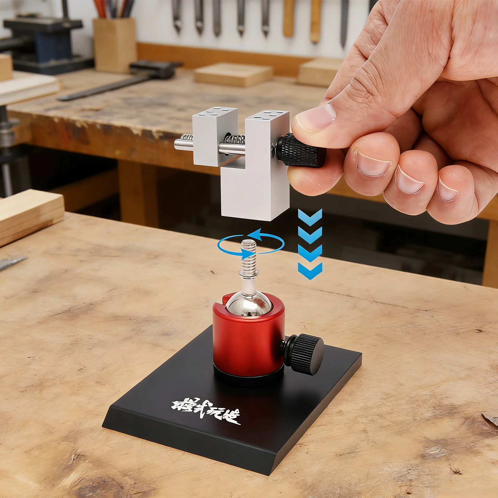 

Mini Vise Table Top Clamp Adjustable Aluminum Alloy 360° Rotat Small Bench Vice for Jewelry Making DIY Project Craft Repair Tool