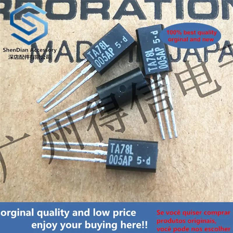 10pcs 100% orginal TA78L005AP 78L005 TO-92L Three-Terminal Positive Regulators real photo