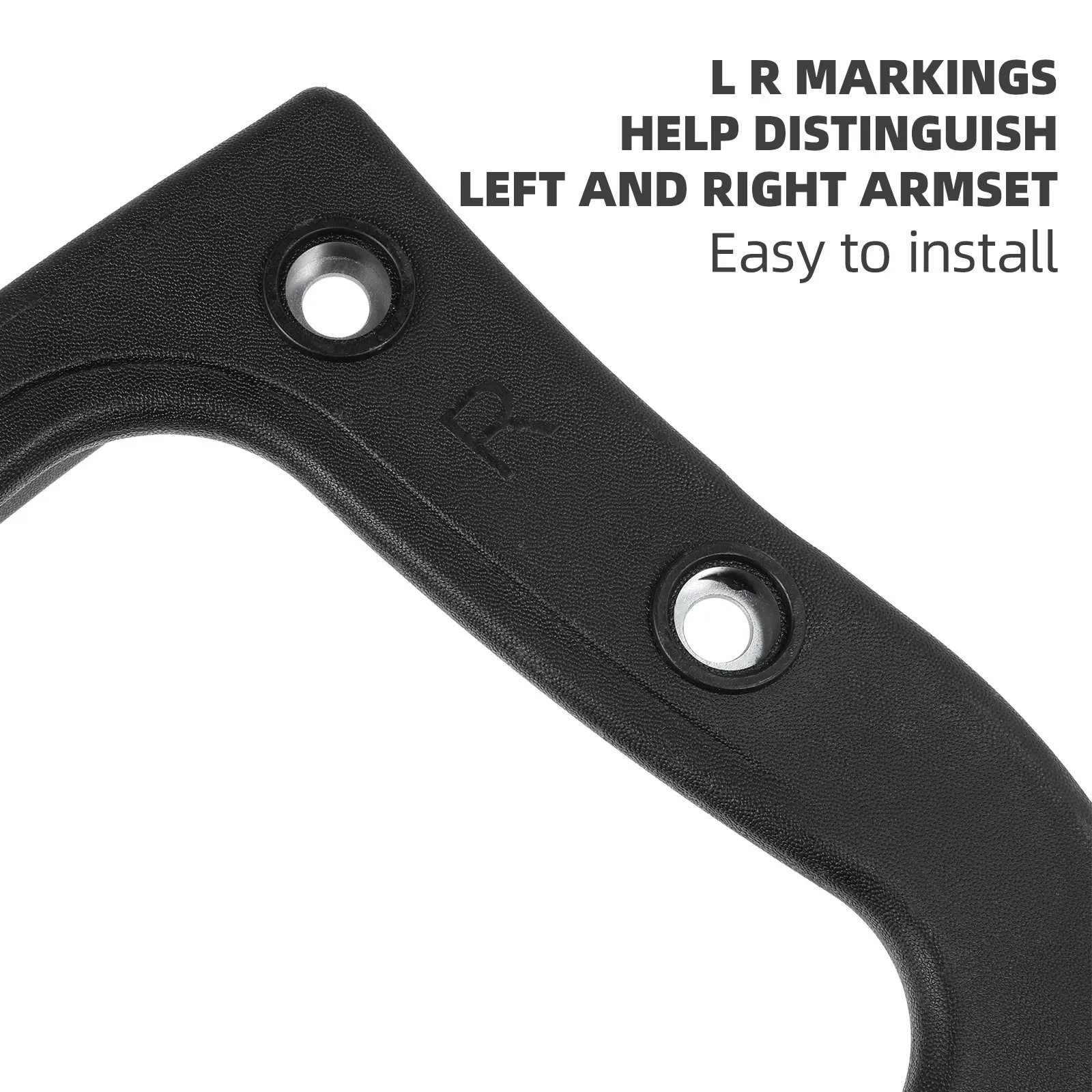 Chair Arm Circles 2pcs Plastic Armrest Fixing for Office Chair Gaming Desk Arm Support Accessories - Detail 1