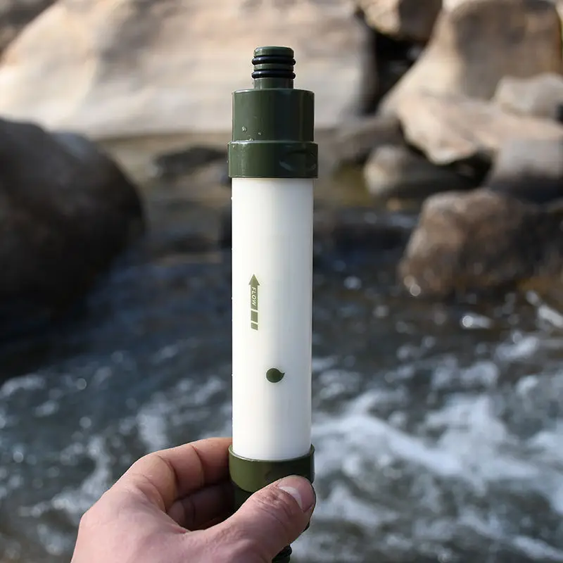 Osmosis Terbalik 0.0001 Mikron Survival Minum Berkemah Mendaki Pemurni Air Ro Pompa Tangan Portabel Filter Air Luar Ruangan