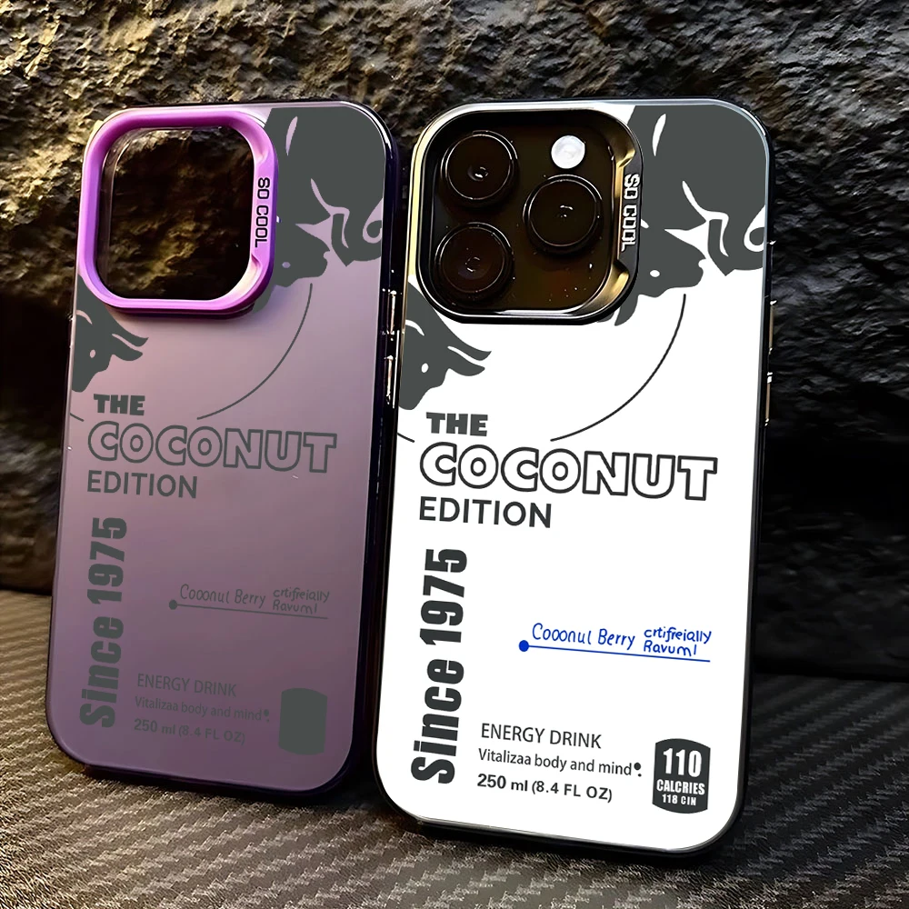 New bull drink stylish design Phone Case For iPhone 17 16e 16 15 14 13 12 mini Pro Max X XR XSMAX Air Plus Anti Fall Matte Cover