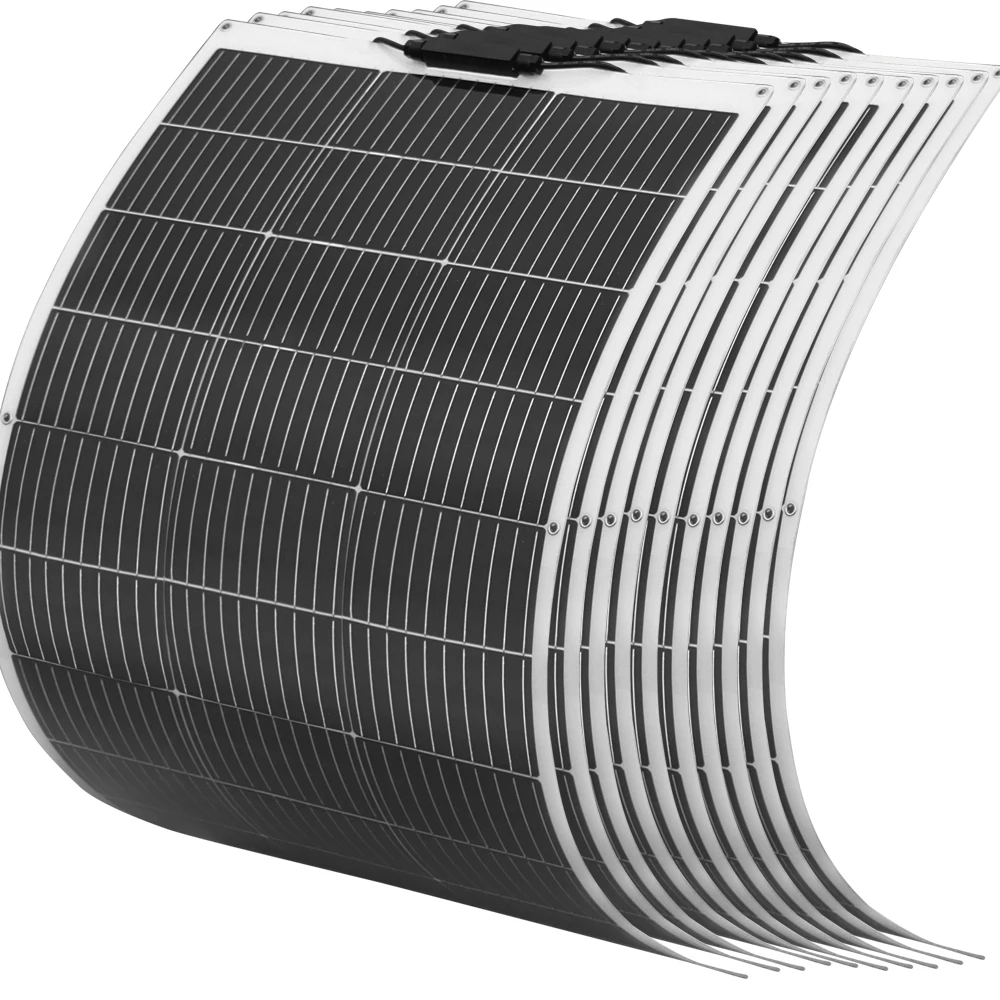 XINPUGUANG Flexible Solar Panel Battery Kit 100W 200W 500W 12V Portable Monocrystalline Silicon Solar Power 16.5V 100W - 1000W