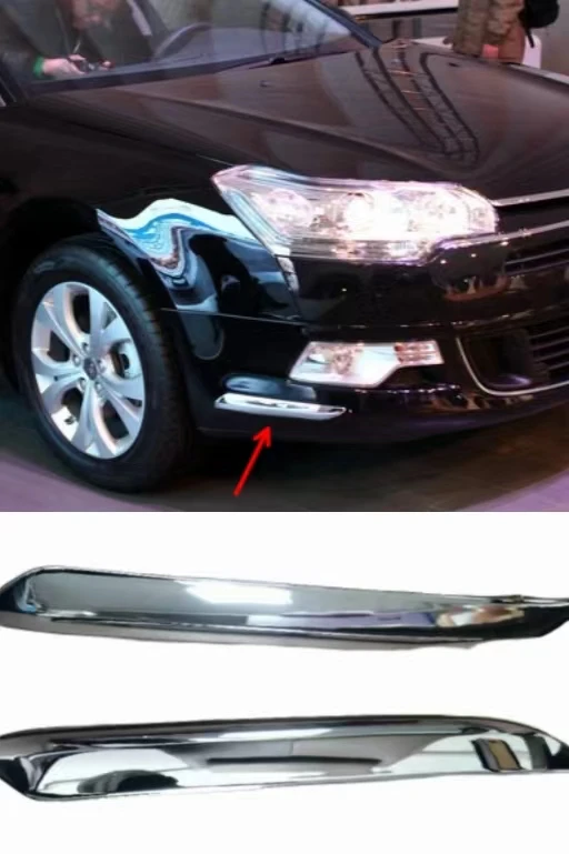 7452SJ 7452 7452SS Front Rear Bumper Cover Trim Strip Sticker For Citroen C5 Anti-scratch Protection Styling DIY Decoration