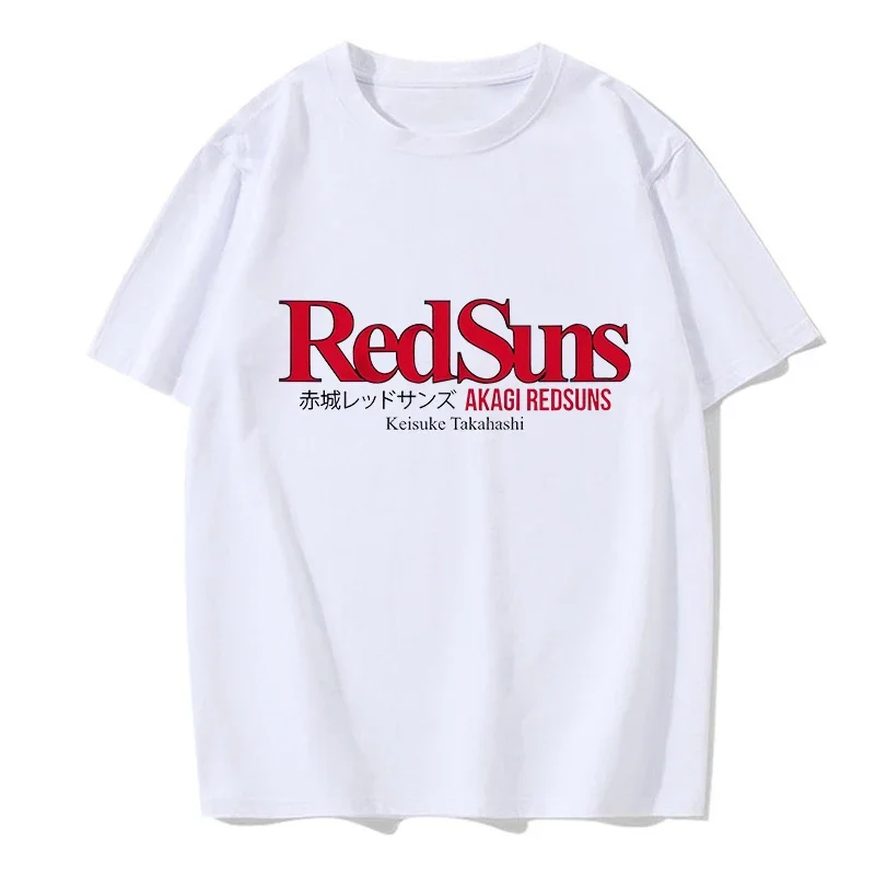 

Japanese Anime Cartoon Gothic Redsuns EU Size Top Initial D T-Shirt Men Graphic Tee Shirt AE86 Funny Harajuku Manga T Shirt Male