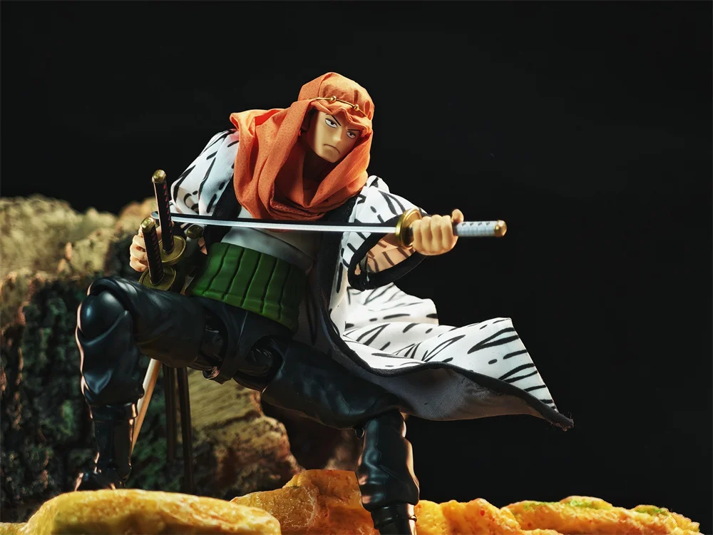 Handmade 1/12 Scale Pirate Hunter Roronoa Zoro Same Classic Style Shirt Clothing Set Accessories For Shf Action Figures - view 5