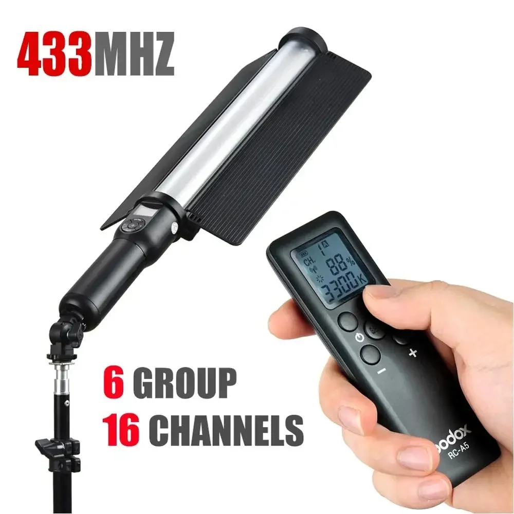 

GODOX LC500 LED Light Sticks Adjustable 3300K-5600K Color Temperature CRI 95 Built-in Lithium Battery 14.8V/2600mAh