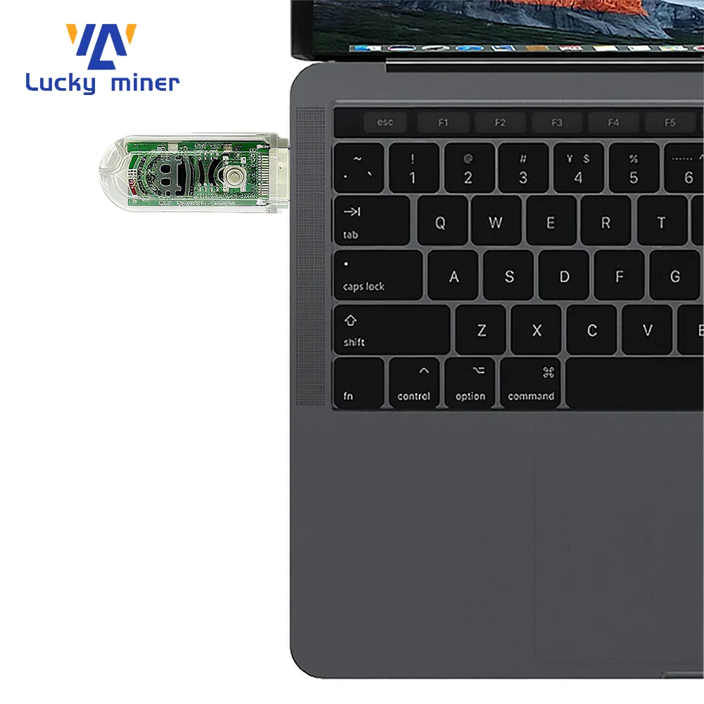 LuckyMiner LV03 250KH/S SHA256 USB Crypto Miner 1W Ultra Low Power Mini Home Mining Device