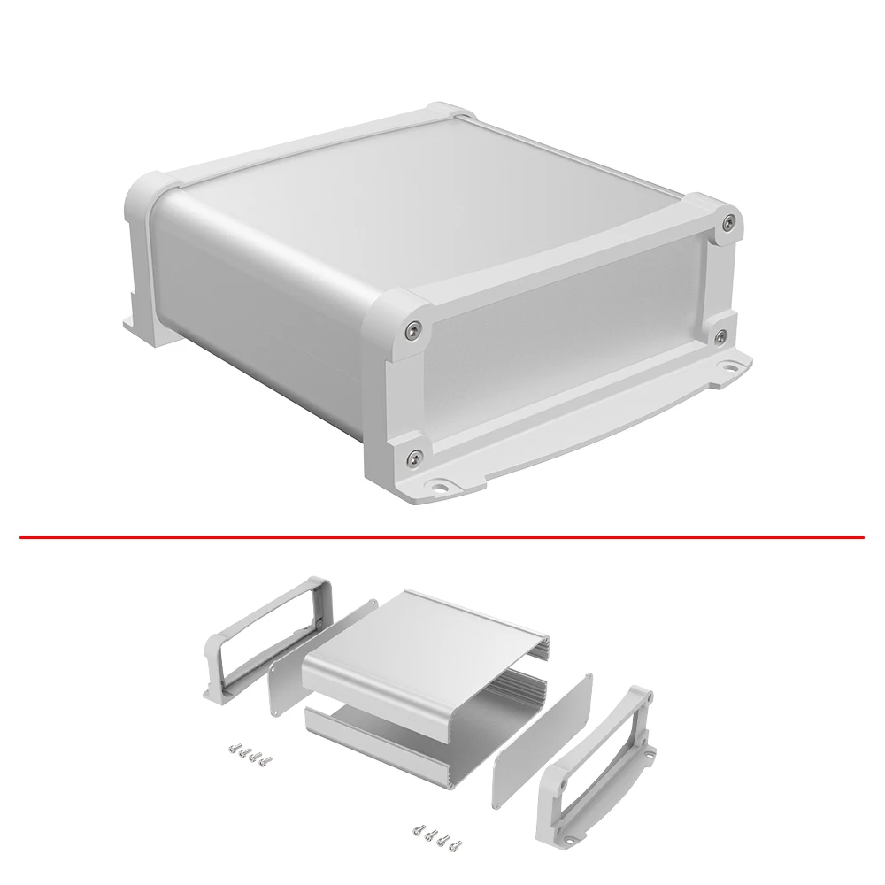 Metal Distribution Housing Voltage Regulator Battery Protective Box Diy Aluminium Electronic Instrument Enclosure K19 140*50MM