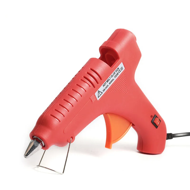 100W Melt Glue Gun for Sealing Wax Stick Wax Stamp DIY Professional High Temp Hot Glue Gun Repair Heat Tool Fit 10mm Stick