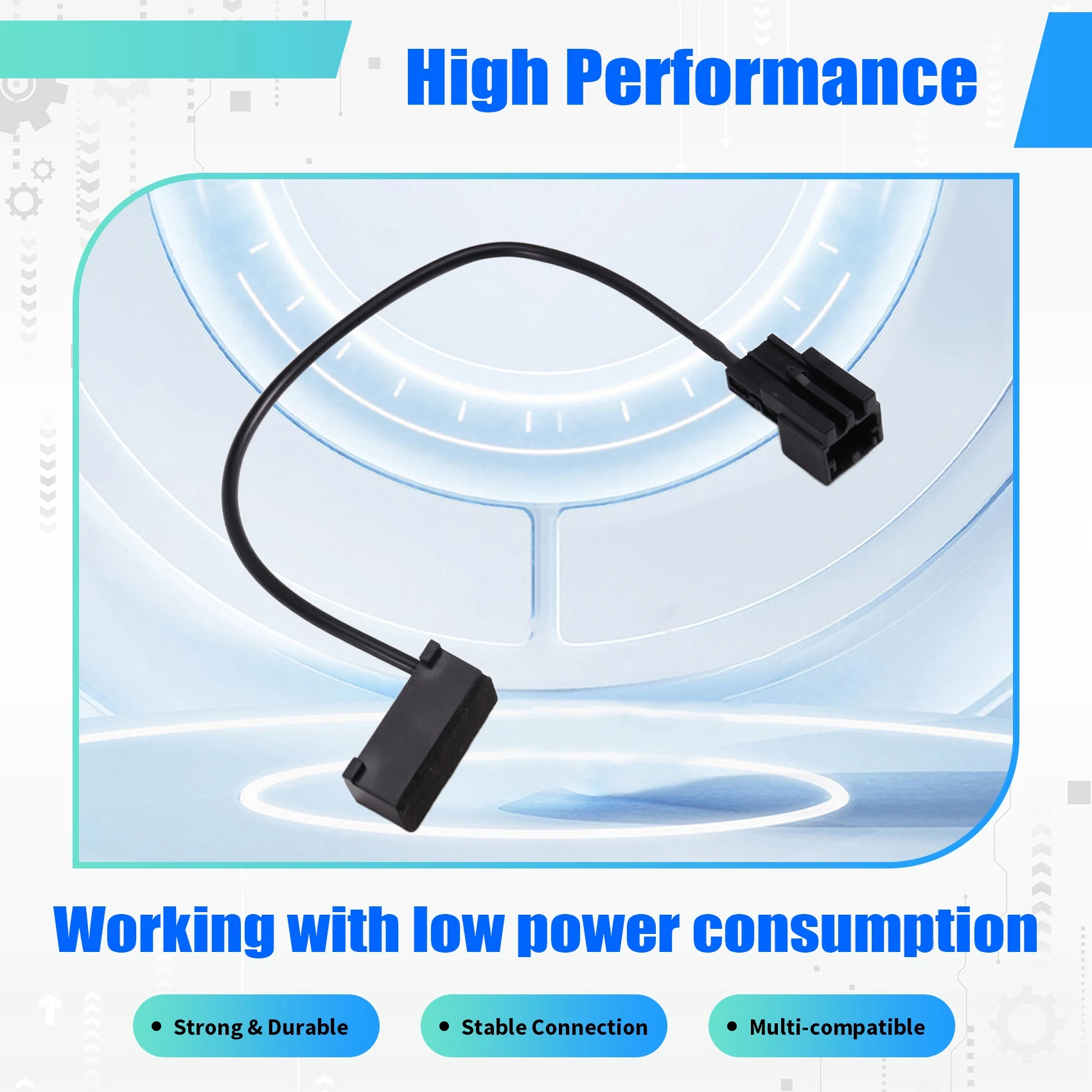 B04B-Car Harness Cable Bluetooth Phone Microphone For Skoda Columbus Hands-Free MIC Functionality