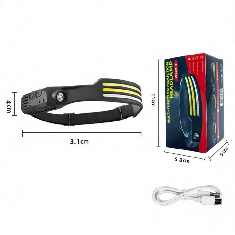 Akıllı Hareket Sensörlü Led Ka - Headlamp Tactical Bright incelemesi ve fiyatı