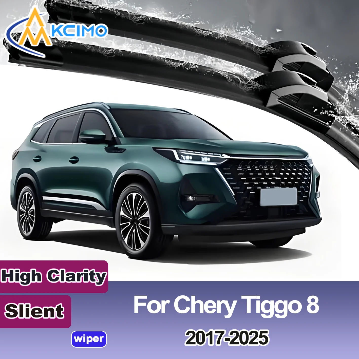 

2PCS New Front Windshield Wiper Blade for Chery Chery Tiggo 8 2017-2025 Front Windshield Auto Wipers Blade Accessories 2025 2024