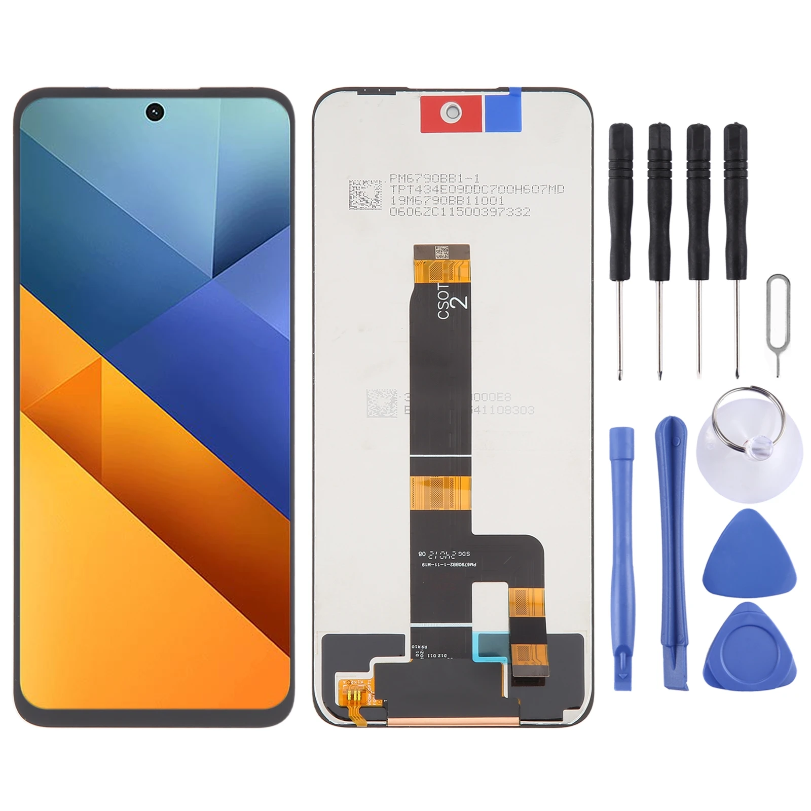 Voor Xiaomi Poco M6 4G LCD-scherm Telefoon LCD-scherm en touchscreen Digitizer, reparatie vervangend onderdeel