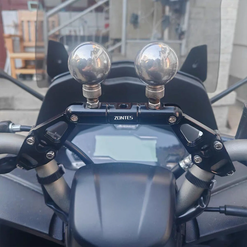 Handlebar Crossbar Universal Balance Bar Bracket Phone Stand GPS Holder For ZONTES 150D 150M 150X 350D 350E 350M 368D 368E 368K