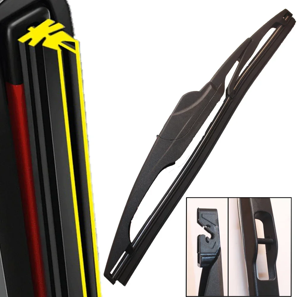 Conjunto de limpador dianteiro e traseiro de silicone para Dacia Renault Sandero MK2 2012 - 2014 lâmina de limpador de pára-brisa revestida 22 "+ 20" + 11"