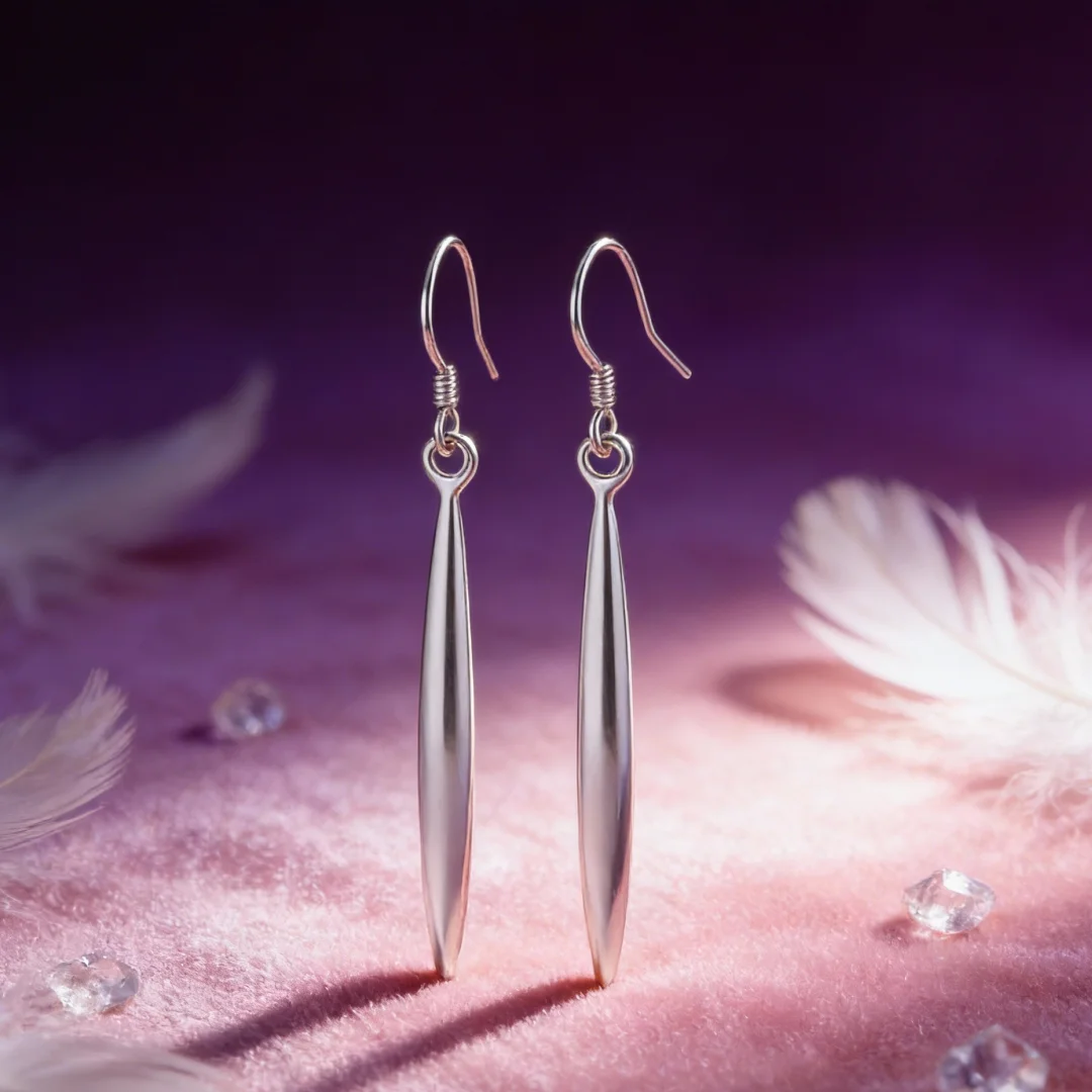 Hot fine 925 Sterling silver Romantic Earrings for Women lady Anniversary Gifts fashion Street all-match Jewelry student party