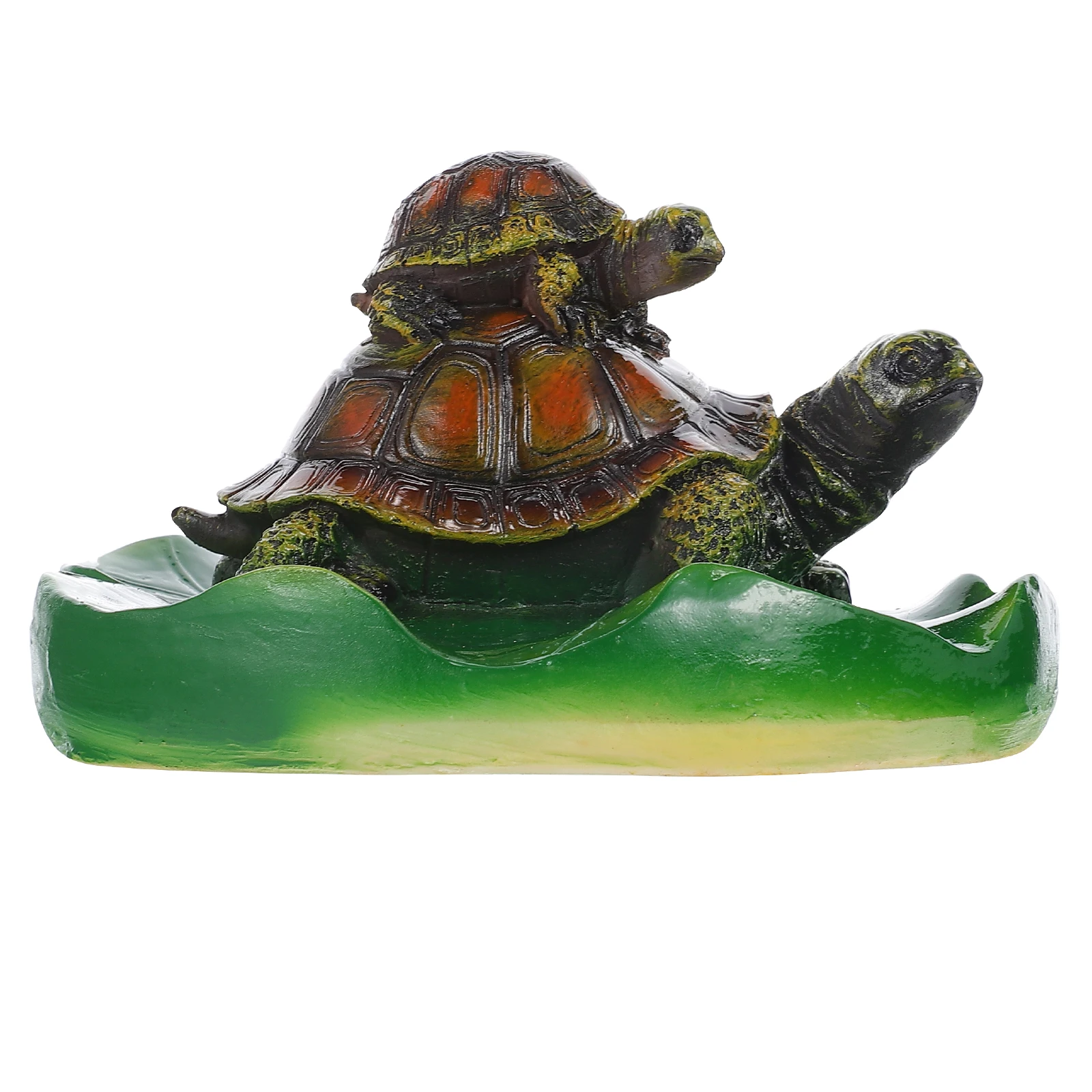 

Floating Turtle Decorations Realistic Resin Durable Lifelike Pond Aquarium Sculpture Landscape Fish Tank Aquatic Floating