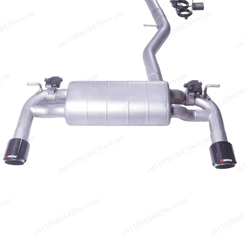 Stainless Steel Catback Exhaust System with Performance Valve Dual Tip for F20 B48 2.0T 116i 118i 120i 125i