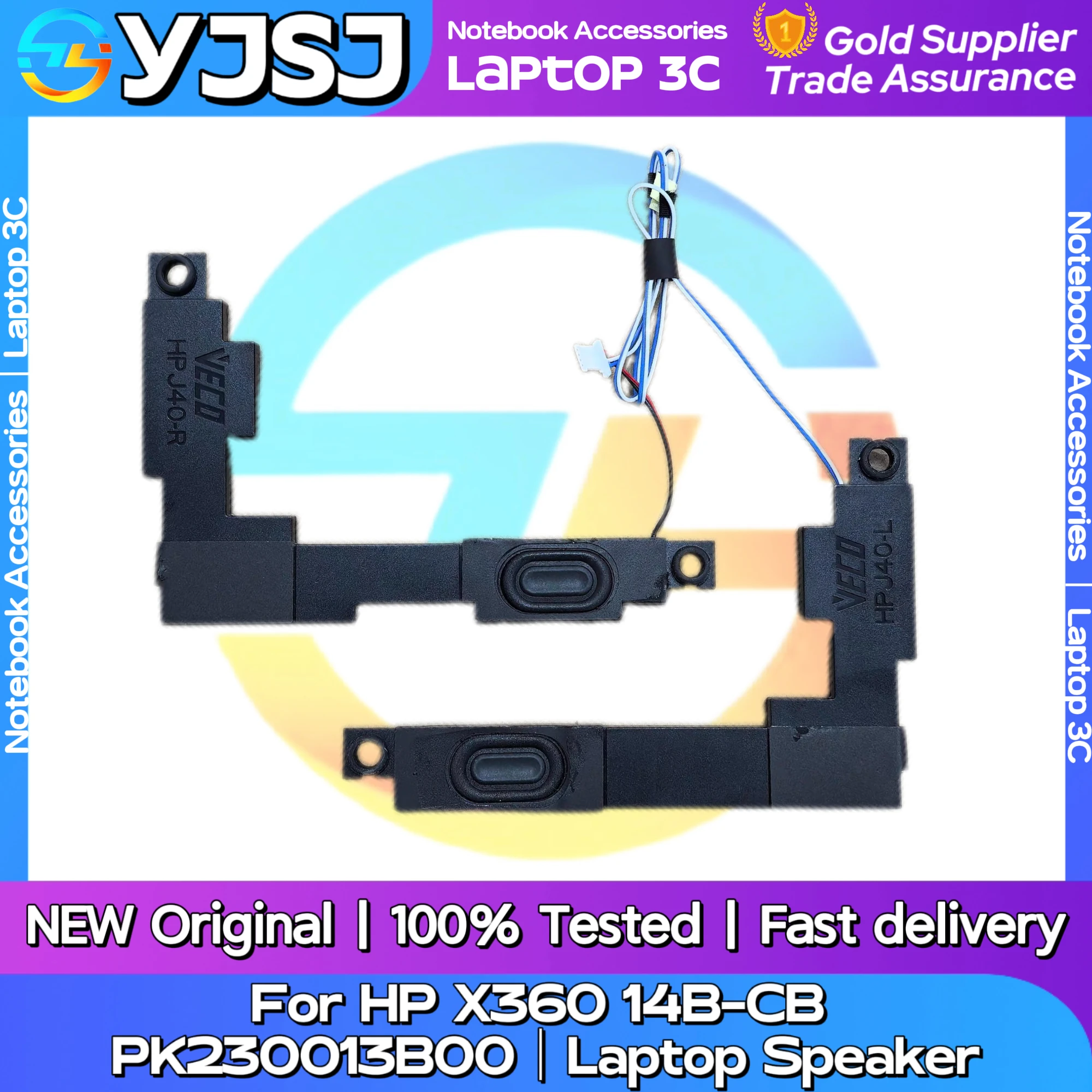 

New Original Laptop Notebook Audio Speaker For HP X360 14B-CB built-in left and right speaker horn audio PK230013B00