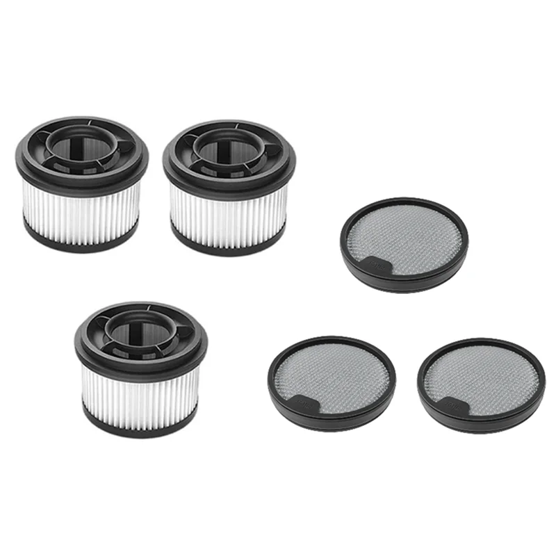 Abvi-para dreame g9/g10/v12s/v16s/v15pro/v16pro vácuo 3xfiltro frontal e 3xfiltro traseiro kit de algodão peças de limpeza substituição