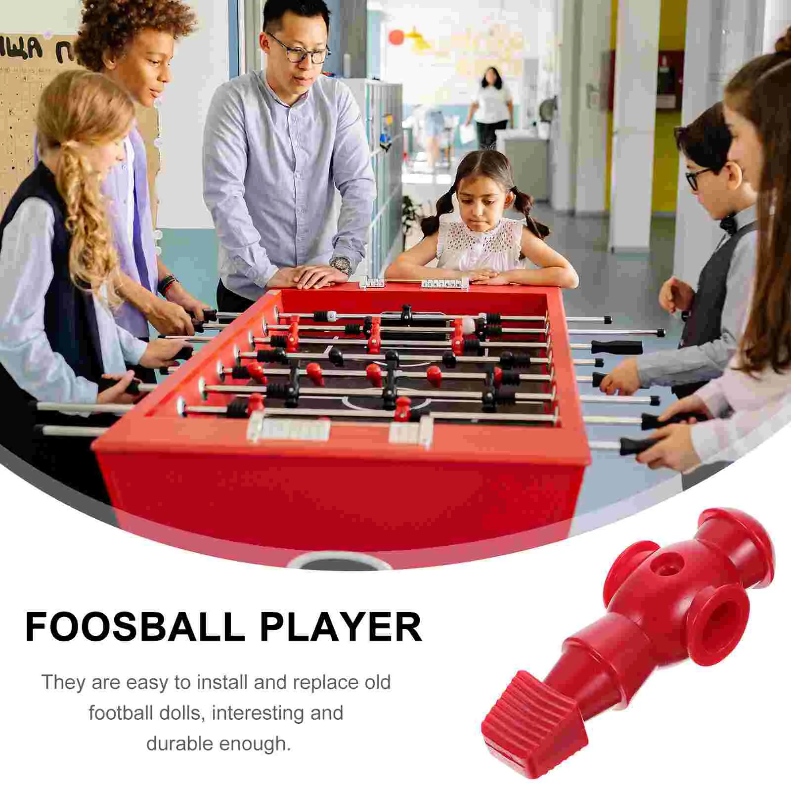 4 Pcs Foosball Accessories Table Football Accessory Soccer Player Men Supplies Resin Man Mechanical Figurine