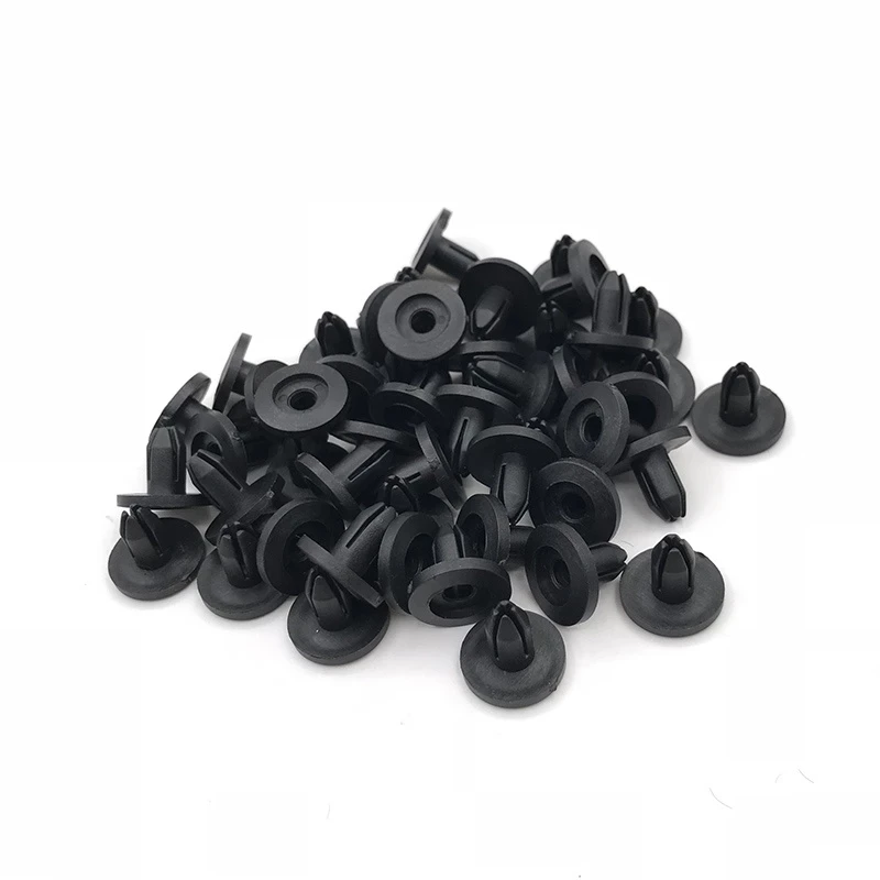 

1000pcs 6mm Auto Bumper Fastener Clip Hole Rivet Retainer Push Engine Cover Car Door Bumper Cover Fasteners for Honda