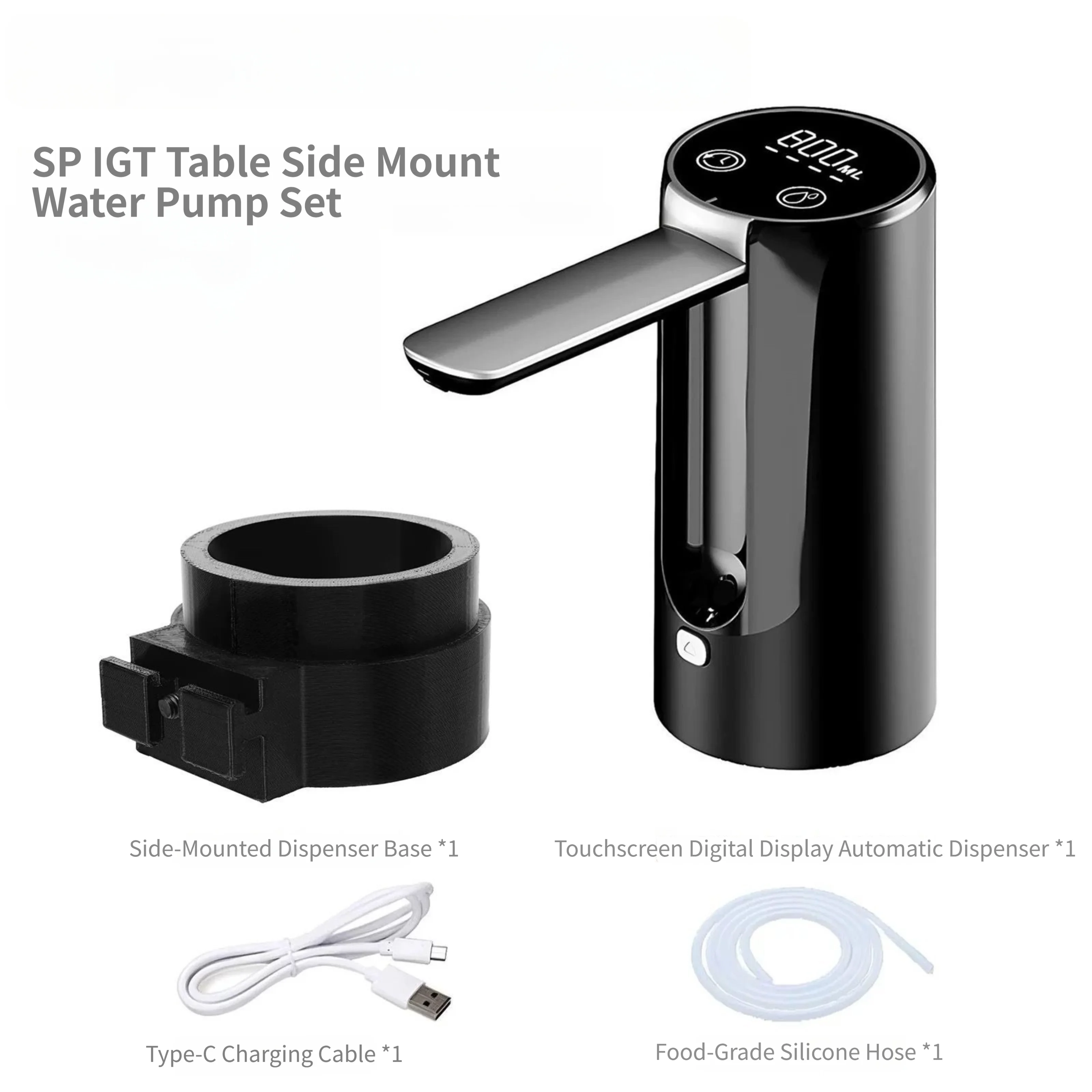 FOR For igt Table Side Mount Water Dispenser Base Plastic Accessory Compatible with 61.6mm Inner Diameter Dispensers for Camping