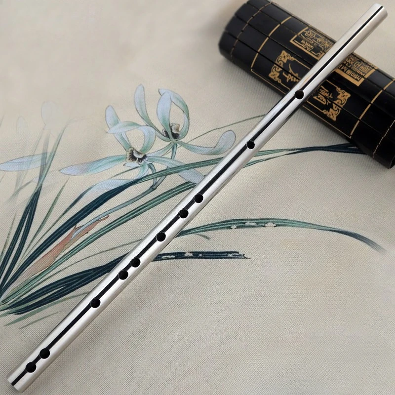 Musical Instrument Fife - Stainless Steel Flute Professional Transverse Flutes