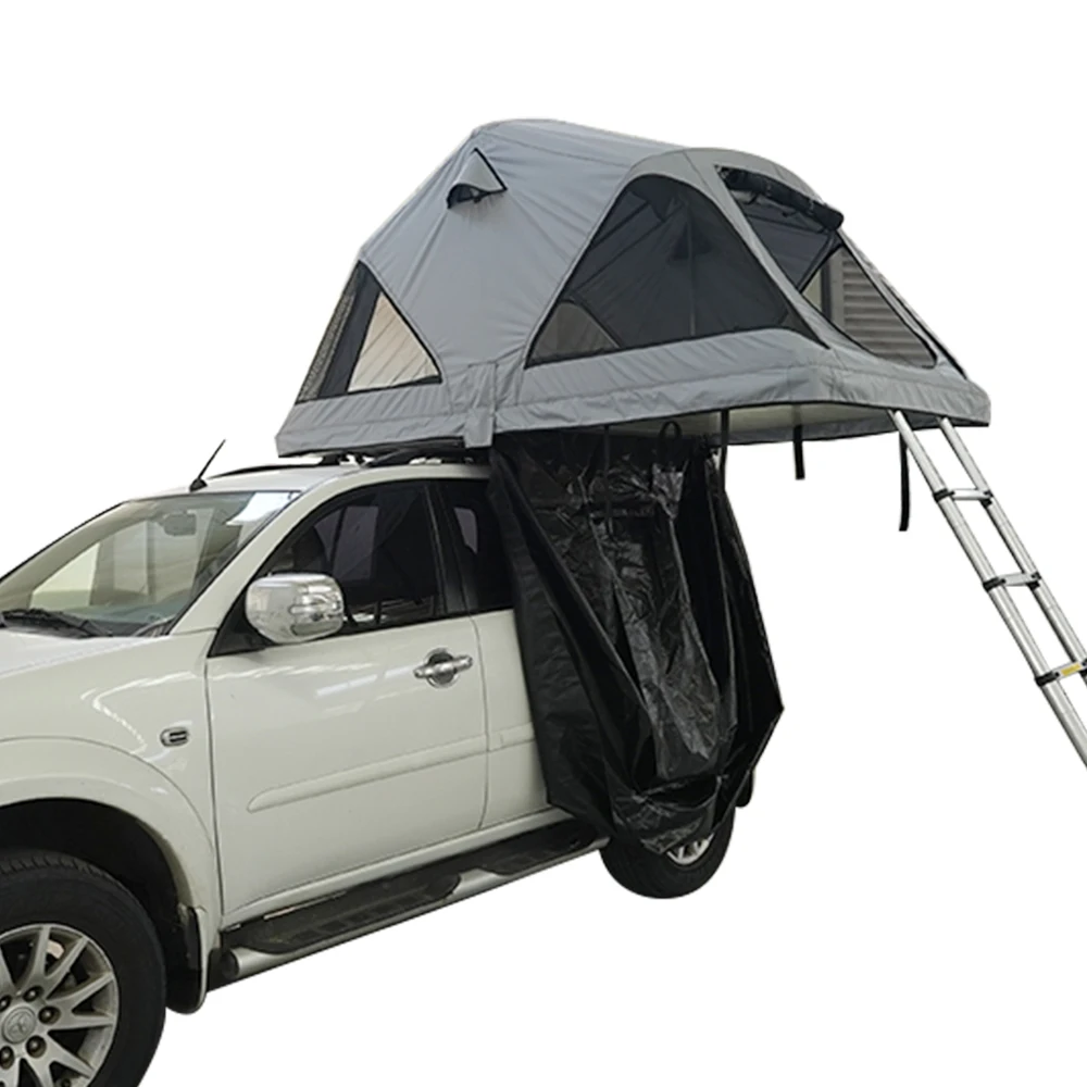 

Custom Outdoor Camping Foldable Car Rooftop Tent Suppliers Soft Cover Lightweight Rooftop Tent