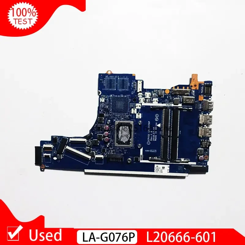 

Used For HP 15T-DB 15-DB 15-DX Laptop Motherboard Ryzen 3 2200U CPU L20666-601 L20666-501 L20666-001 EPV51 LA-G076P