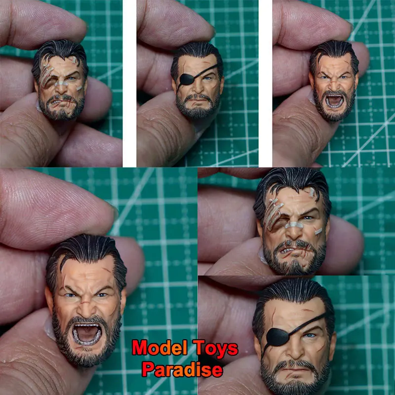 

EL1EV1EN DIY 1/12 Scale Men Soldier Punisher Antihero Head Sculpt Fit 6inch Mezco Action Figure Body