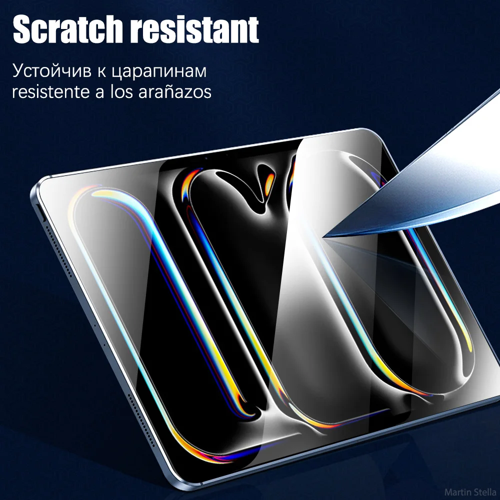 واقي شاشة من الزجاج المقسى لجهاز iPad Pro 13 11 M5 M4 12.9 Pro 10.5 9.7 2018 2020 2021 2022 2024 2025 ملحقات الفيلم #5