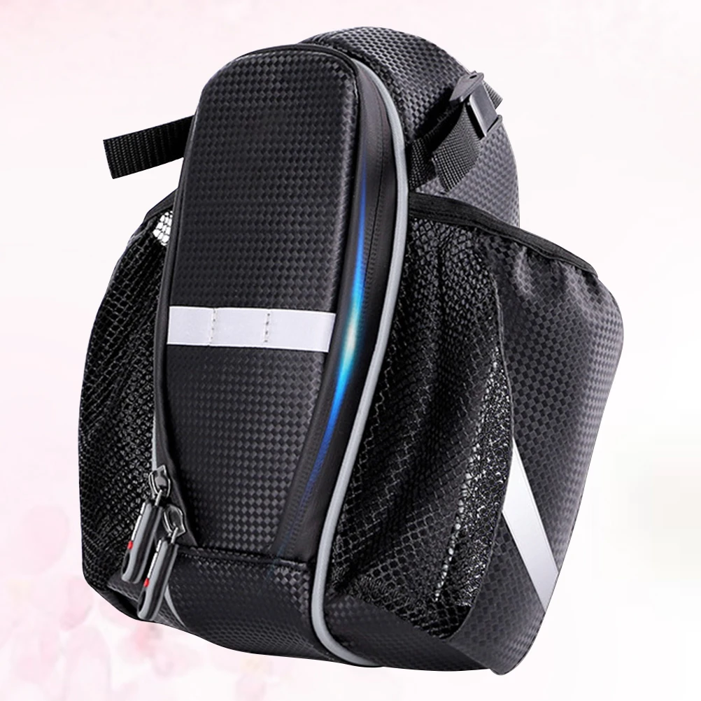 

Bike Luggage Bicycle Tail Bag Durable Waterproof Tear Resistant Reflective Strap Double Pockets Fits Most Bikes