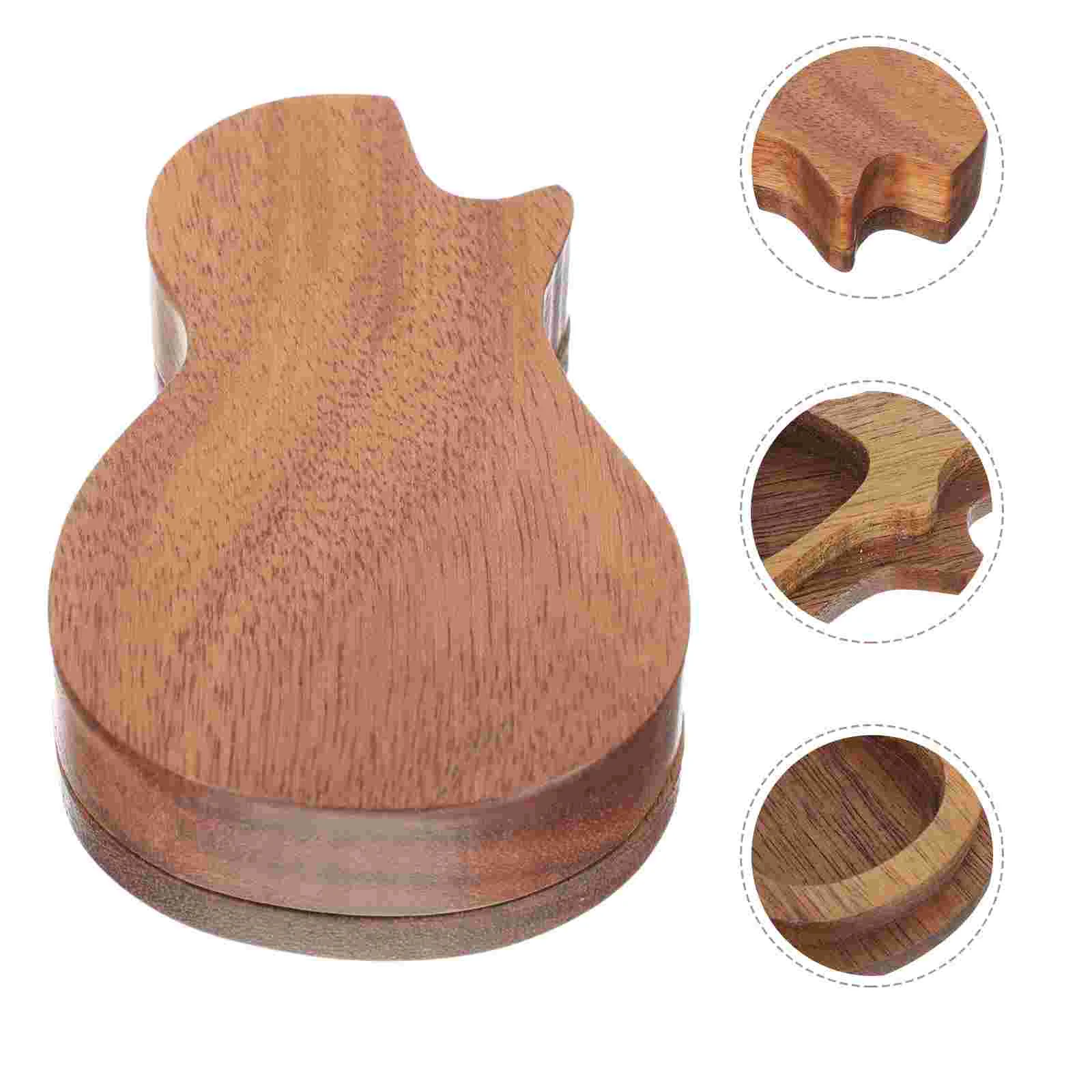 

Pick Storage Box Guitar Accessories Boxes Guitars Holder Container Case Organizer Wooden Parts